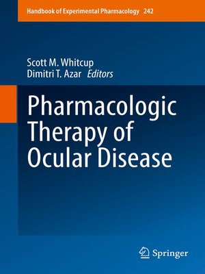 cover image of Pharmacologic Therapy of Ocular Disease